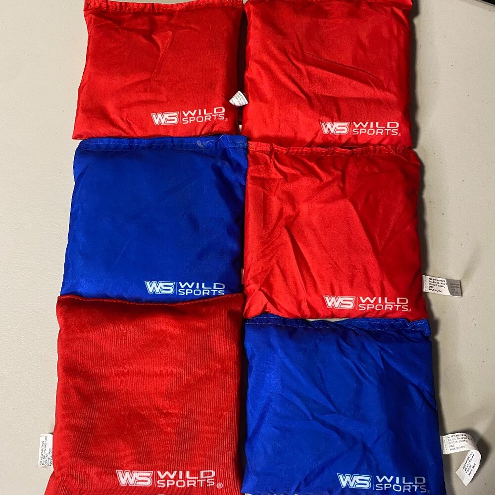 Wild Sports Red and Blue Cornhole Beanbag Set